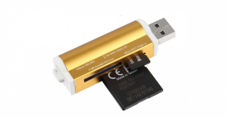 USB lector de tarjetas de una tienda china Aliexpress